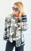 Adorable Italian Jacket- Black-160 Jackets-K2-Coastal Bloom Boutique, find the trendiest versions of the popular styles and looks Located in Indialantic, FL