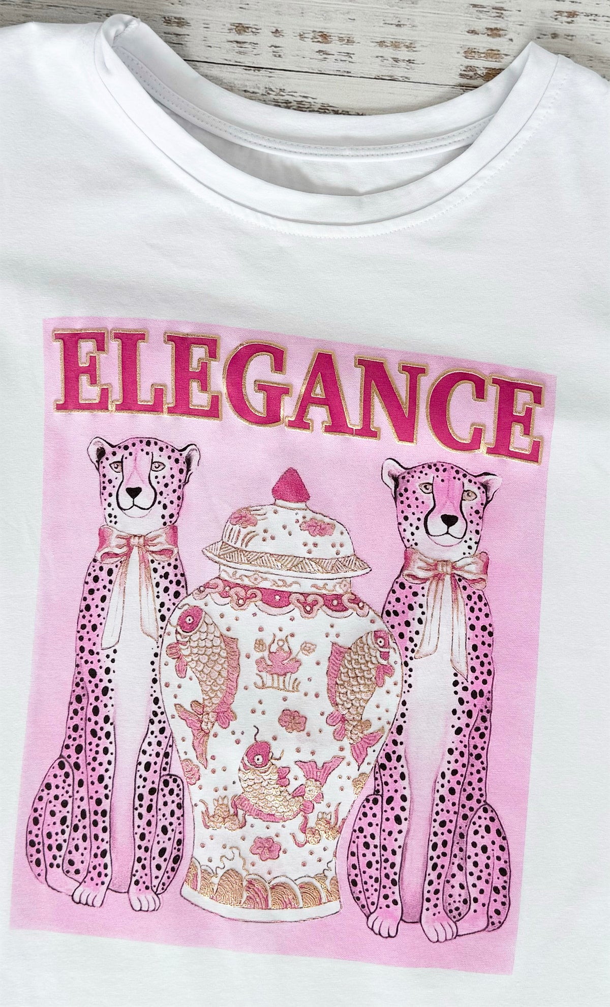 Pink Elegance Premium Italian T-Shirt-110 Short Sleeve Tops-Mitica & Co-Coastal Bloom Boutique, find the trendiest versions of the popular styles and looks Located in Indialantic, FL