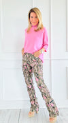 Ruby Fit High Rise Stacked Cargo Pant-170 Bottoms-SMOKE RISE RED-Coastal Bloom Boutique, find the trendiest versions of the popular styles and looks Located in Indialantic, FL