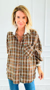 Bee Chic Italian Blouse-110 Long Sleeve Tops-TATTOO Z-Coastal Bloom Boutique, find the trendiest versions of the popular styles and looks Located in Indialantic, FL