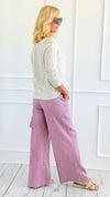 Daydream Lounge Pants - Lt. Rose-100 Pants-Zenana-Coastal Bloom Boutique, find the trendiest versions of the popular styles and looks Located in Indialantic, FL