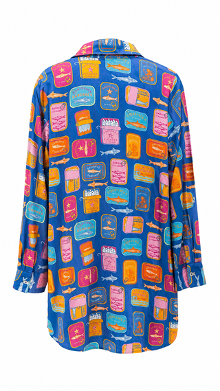 Coastal Catch Button Dress