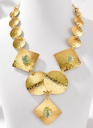 Geometric Medallion Necklace