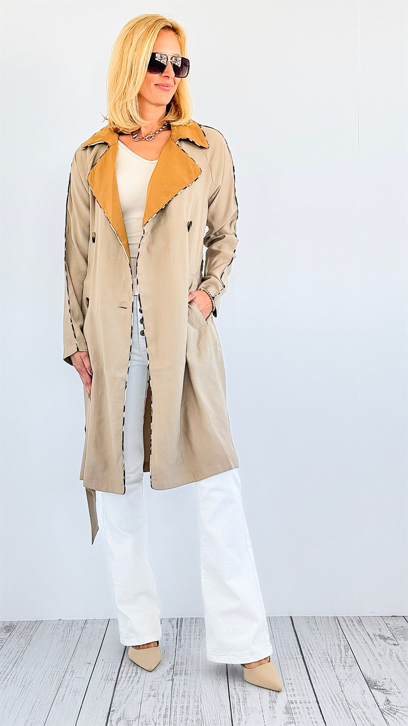 The Chic Double-Take Trench-160 Jackets-mystree-Coastal Bloom Boutique, find the trendiest versions of the popular styles and looks Located in Indialantic, FL