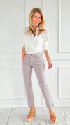 Neutral Vibe Slim Straight Crop Jeans-190 Denim-Mica Denim-Coastal Bloom Boutique, find the trendiest versions of the popular styles and looks Located in Indialantic, FL
