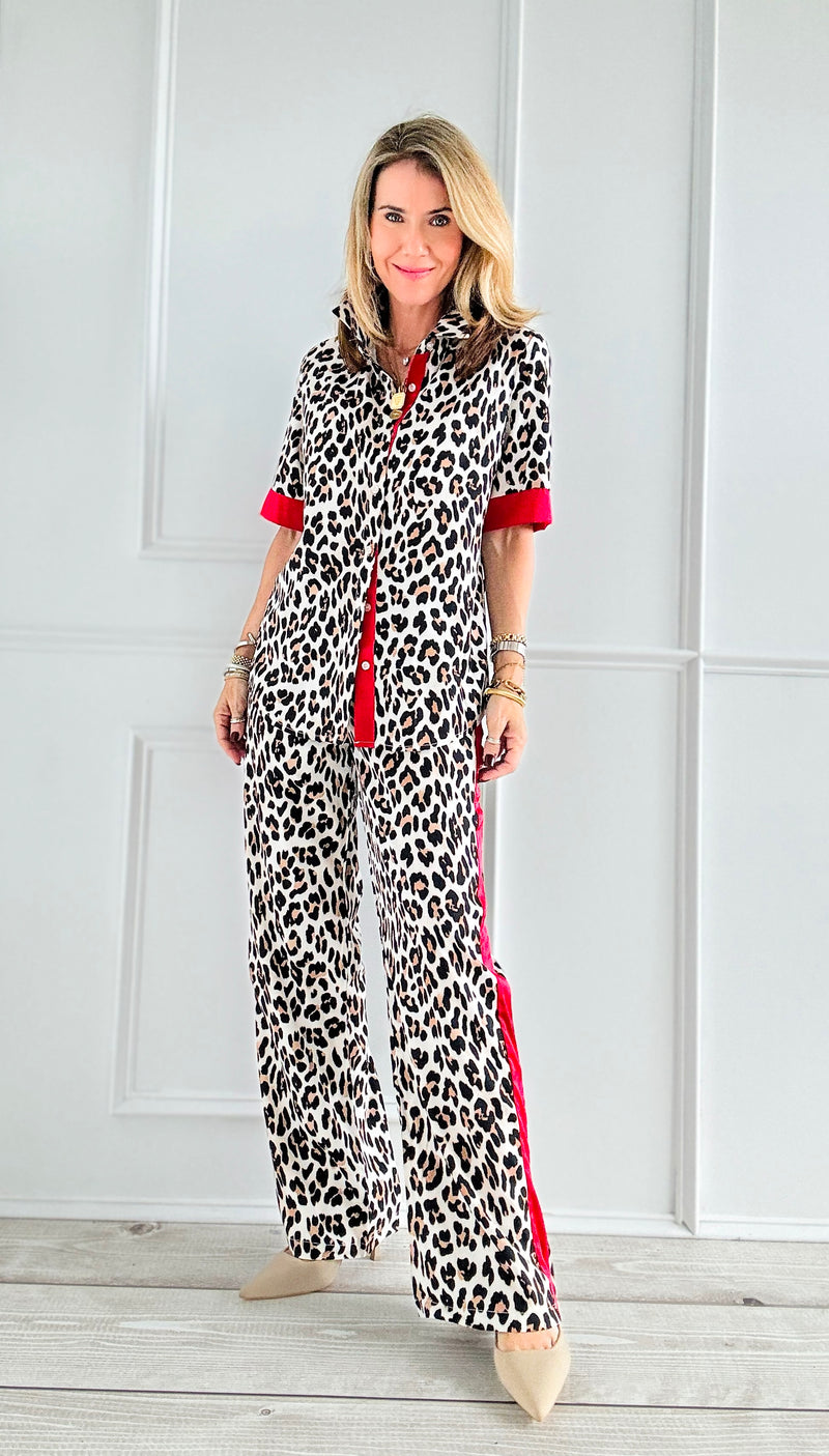 Bold Safari Chic Set-210 Loungewear/Sets-Tea & Cup-Coastal Bloom Boutique, find the trendiest versions of the popular styles and looks Located in Indialantic, FL