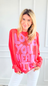 Love You Mean It Italian St Tropez Knit