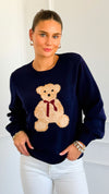 Teddy Talk Knit Sweater-140 Sweaters-JODIFL-Coastal Bloom Boutique, find the trendiest versions of the popular styles and looks Located in Indialantic, FL