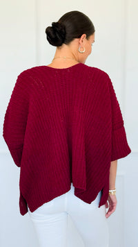 Willow Dusk Chenille Cardigan - Cabernet-150 Cardigans/Layers-Zenana-Coastal Bloom Boutique, find the trendiest versions of the popular styles and looks Located in Indialantic, FL