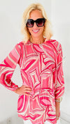 To the Disco Pleated Tunic-200 Dresses/Jumpsuits/Rompers-Rousseau-Coastal Bloom Boutique, find the trendiest versions of the popular styles and looks Located in Indialantic, FL
