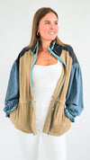 Alpine Adventure Drawstring Jacket-160 Jackets-mystree-Coastal Bloom Boutique, find the trendiest versions of the popular styles and looks Located in Indialantic, FL