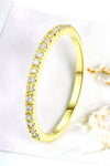 Micropave Eternity Ring-230 Jewelry-Chasing Bandits-Coastal Bloom Boutique, find the trendiest versions of the popular styles and looks Located in Indialantic, FL