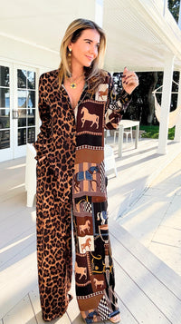 Gallop Wild Italian Set-210 Loungewear/Sets-K2-Coastal Bloom Boutique, find the trendiest versions of the popular styles and looks Located in Indialantic, FL