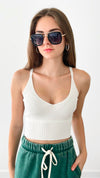 Strappy Knit Top-100 Sleeveless Tops-MISS LOVE-Coastal Bloom Boutique, find the trendiest versions of the popular styles and looks Located in Indialantic, FL