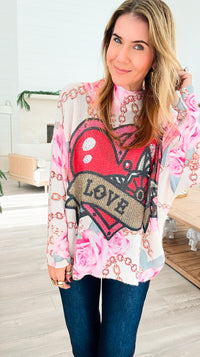 Endless Love Turtleneck Italian Knit Sweater-140 Sweaters-SORPRESA-Coastal Bloom Boutique, find the trendiest versions of the popular styles and looks Located in Indialantic, FL