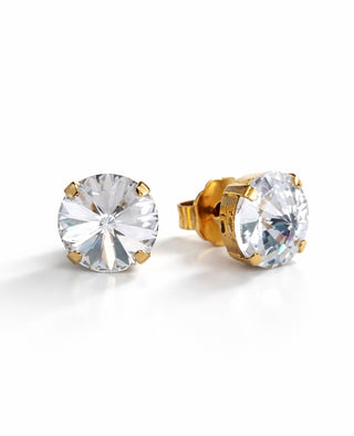 The Basics Earrings - Gold Clear - TOVA