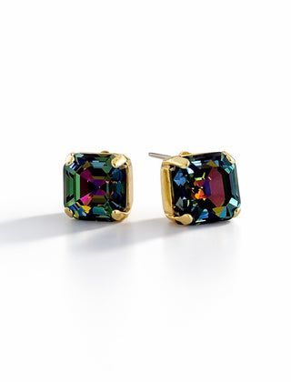 Nikki Medium Stud - Aqua Volcano - TOVA