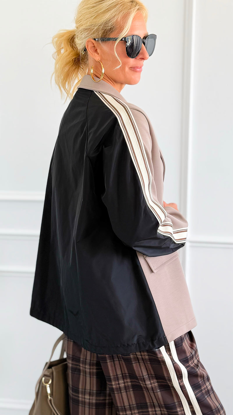Dual Impact Italian Blazer-160 Jackets-ACQUA & LIMONE-Coastal Bloom Boutique, find the trendiest versions of the popular styles and looks Located in Indialantic, FL