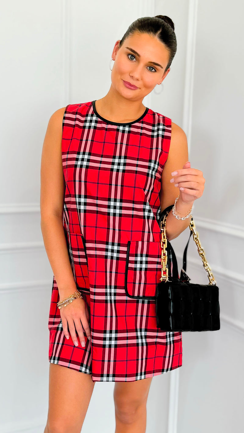 Prep School Pocket Dress-200 Dresses/Jumpsuits/Rompers-JODIFL-Coastal Bloom Boutique, find the trendiest versions of the popular styles and looks Located in Indialantic, FL