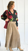 Rose Bloom Button Cardigan-150 Cardigans/Layers-Taelynn-Coastal Bloom Boutique, find the trendiest versions of the popular styles and looks Located in Indialantic, FL