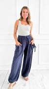 Drawstring Pocket Pants-170 Bottoms-Jade By Jane-Coastal Bloom Boutique, find the trendiest versions of the popular styles and looks Located in Indialantic, FL