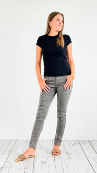 Soft Premium Stretch Skinny Jeans - Slate-170 Bottoms-mystree-Coastal Bloom Boutique, find the trendiest versions of the popular styles and looks Located in Indialantic, FL