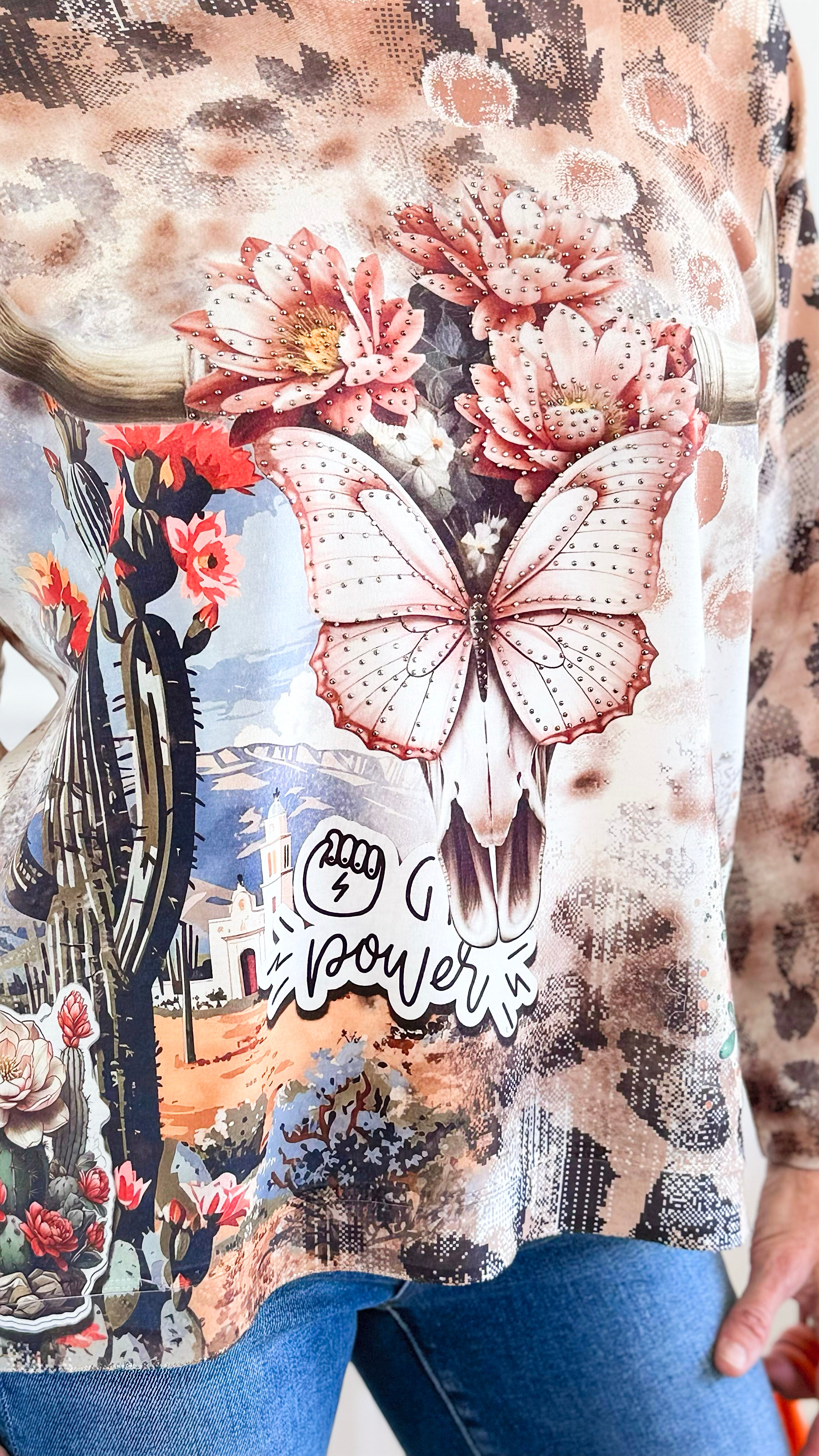 Prairie Crown Long Sleeve Italian Top-110 short Sleeve Top-Italianissimo-Coastal Bloom Boutique, find the trendiest versions of the popular styles and looks Located in Indialantic, FL