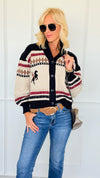 Stirrup Season Knit Cardigan-150 Cardigans/Layers-Gilli-Coastal Bloom Boutique, find the trendiest versions of the popular styles and looks Located in Indialantic, FL