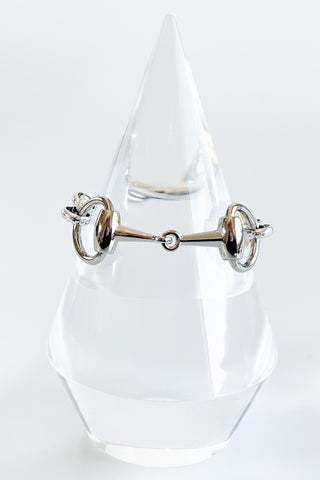 Pre Order CB Custom Double Horsebit Bracelet - Silver/Gold-230 Jewelry-Holly-Coastal Bloom Boutique, find the trendiest versions of the popular styles and looks Located in Indialantic, FL