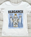 Blue Elegance Premium Italian T-Shirt-110 Short Sleeve Tops-Mitica & Co-Coastal Bloom Boutique, find the trendiest versions of the popular styles and looks Located in Indialantic, FL
