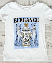 Blue Elegance Premium Italian T-Shirt-110 Short Sleeve Tops-Mitica & Co-Coastal Bloom Boutique, find the trendiest versions of the popular styles and looks Located in Indialantic, FL