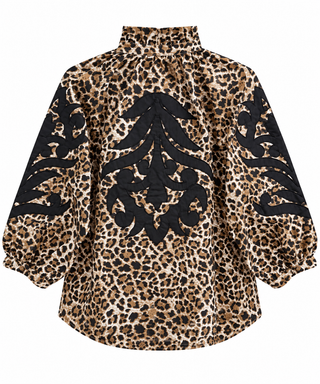 Artisan Accent Top - Leopard/Black