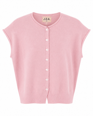 Daydreaming Knit Button Top - Pink