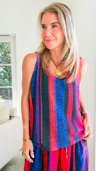 Midnight Mischief Italian Knit Tank Top