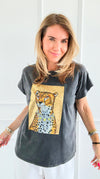 Glam Majesty Italian Graphic Tee-110 Short Sleeve Tops-Italianissimo-Coastal Bloom Boutique, find the trendiest versions of the popular styles and looks Located in Indialantic, FL