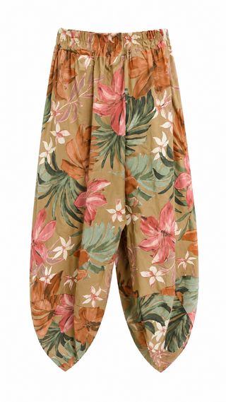 Island Daydream La Spezia Barrel Italian Pant- Camel