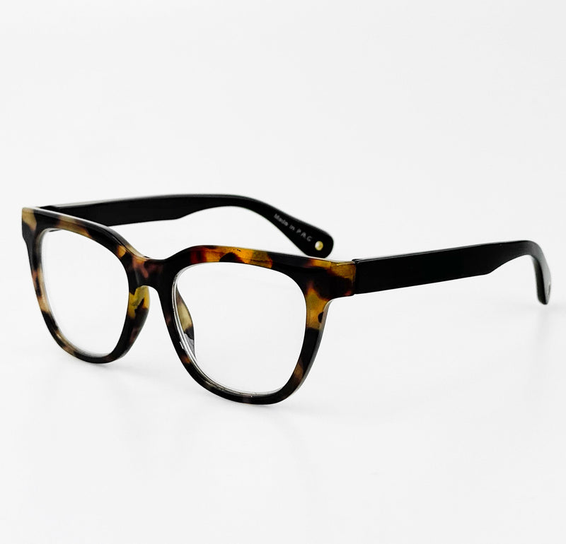 Ivy Lane Retro Round-Square Readers-Black-260 Other Accessories-Creative Group-Coastal Bloom Boutique, find the trendiest versions of the popular styles and looks Located in Indialantic, FL