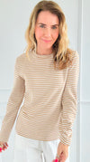 Blind Date Striped Knit Top-110 Long Sleeve Tops-things between-Coastal Bloom Boutique, find the trendiest versions of the popular styles and looks Located in Indialantic, FL