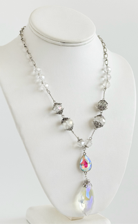 Faceted Gems Briolette Pendant Necklace - Silver-230 Jewelry-NYW-Coastal Bloom Boutique, find the trendiest versions of the popular styles and looks Located in Indialantic, FL