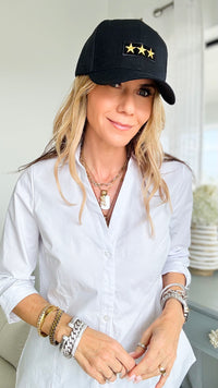 CB The General Star Baseball Cap-260 Other Accessories-Holly-Coastal Bloom Boutique, find the trendiest versions of the popular styles and looks Located in Indialantic, FL
