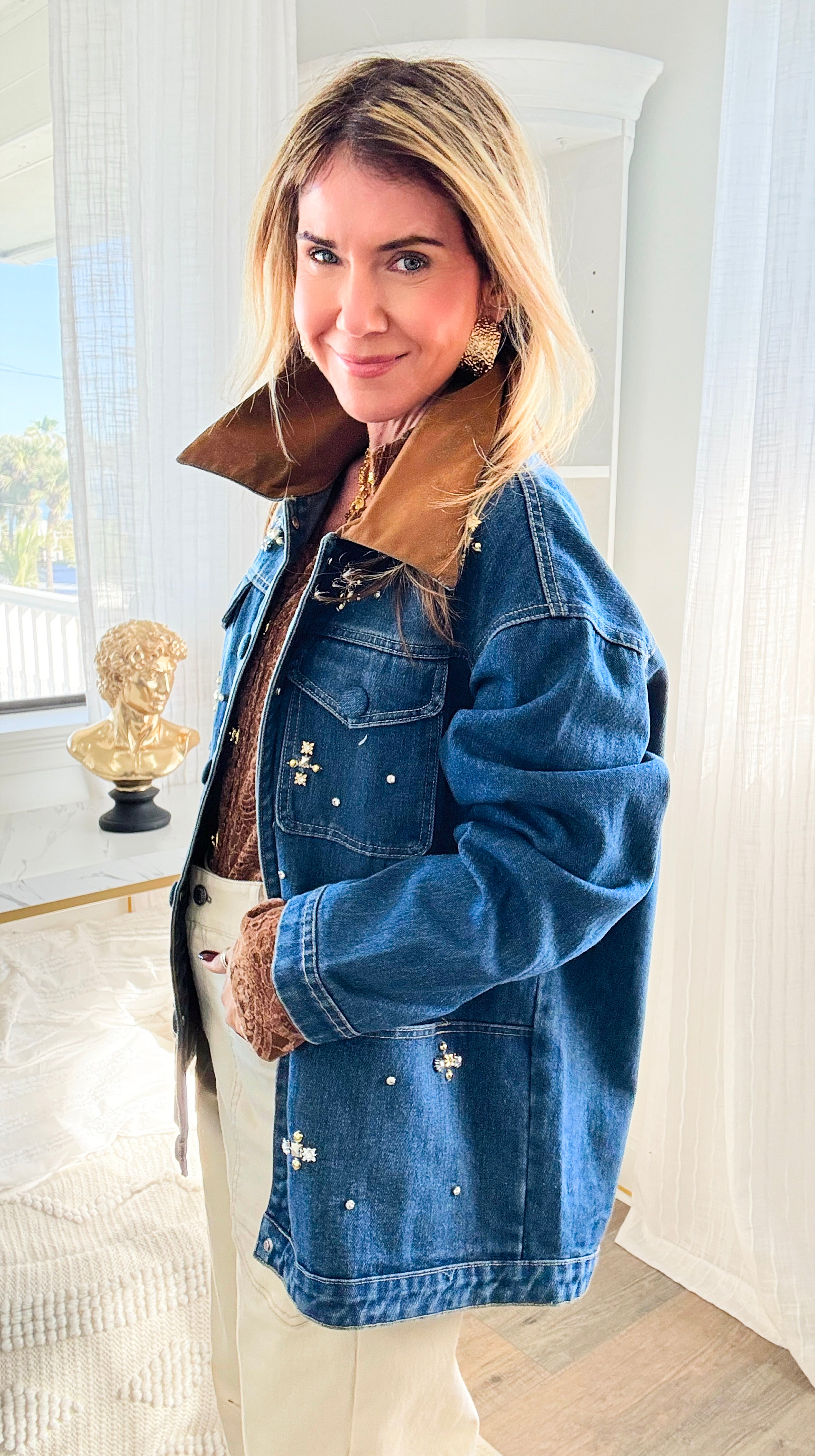 Downtown Spark Embellished Jacket