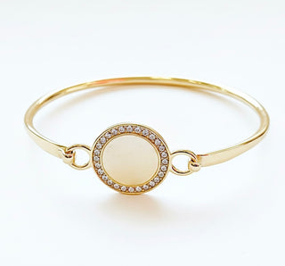 German Engravable Circle Bracelet