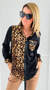 Wild Signature Blouse-110 Long Sleeve Tops-7Mango7-Coastal Bloom Boutique, find the trendiest versions of the popular styles and looks Located in Indialantic, FL