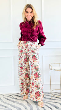 Garden Reverie Wide Leg Pants