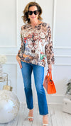 Prairie Crown Long Sleeve Italian Top-110 short Sleeve Top-Italianissimo-Coastal Bloom Boutique, find the trendiest versions of the popular styles and looks Located in Indialantic, FL