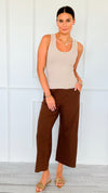 Weekend Flow Pull-On Pants - Coffee-170 Bottoms/Shorts-YELETE-Coastal Bloom Boutique, find the trendiest versions of the popular styles and looks Located in Indialantic, FL