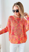 St Tropez CB Exclusive Vibrant Italian Knit Sweater-140 Sweaters-Germany-Coastal Bloom Boutique, find the trendiest versions of the popular styles and looks Located in Indialantic, FL