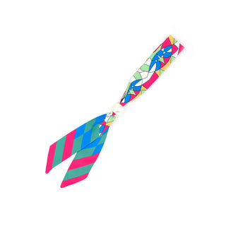 Kaleidoscope Printed Pull Through Scarf - BC Handbags-260 Other Accessories-BC Handbags-Coastal Bloom Boutique, find the trendiest versions of the popular styles and looks Located in Indialantic, FL