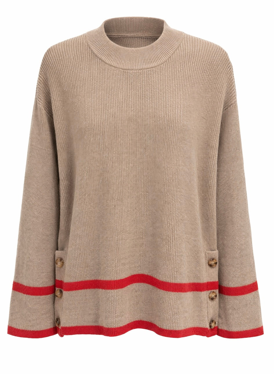 Signature Stripe Lounge Knit Sweater