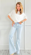 Skyline Flare Denim Jeans-190 Denim-Mica Denim-Coastal Bloom Boutique, find the trendiest versions of the popular styles and looks Located in Indialantic, FL
